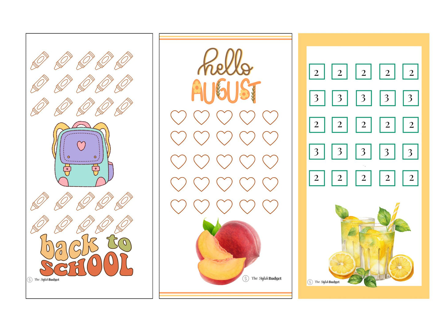August Savings Challenge | Back-to-School Budget Tracker | Printable Monthly Savings Goal | Digital Download