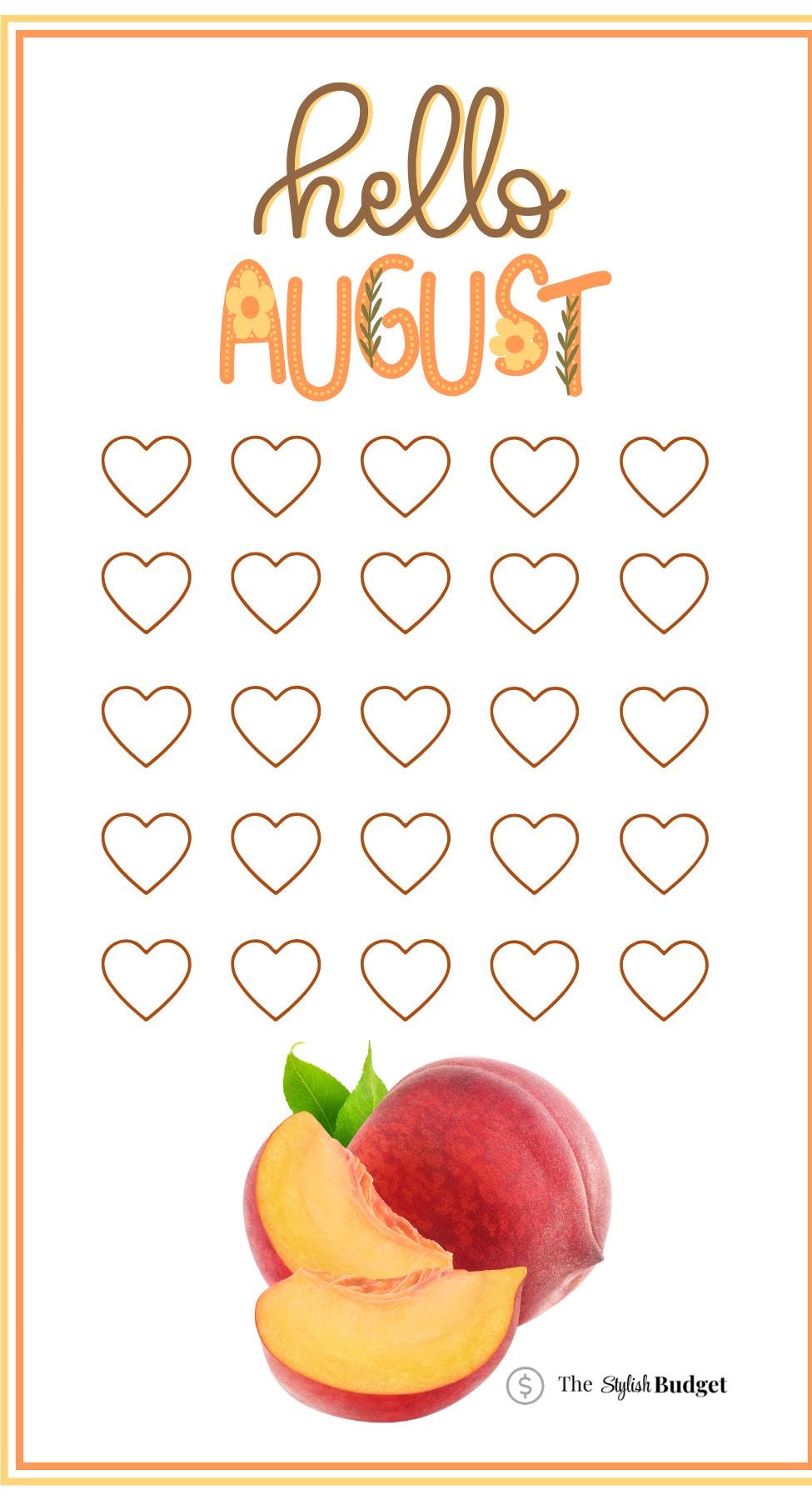 August Savings Challenge | Back-to-School Budget Tracker | Printable Monthly Savings Goal | Digital Download