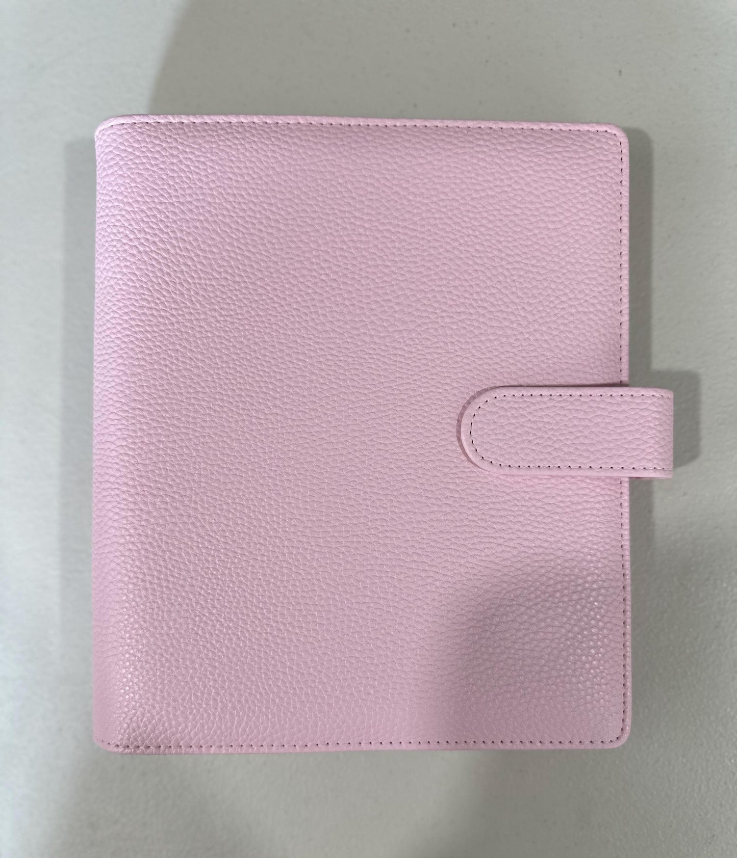 A5 Cash Budget Binder –Pebbled Vegan leather Money Organizer with Envelopes & Pockets | Cash Stuffing Binder Wallet”
