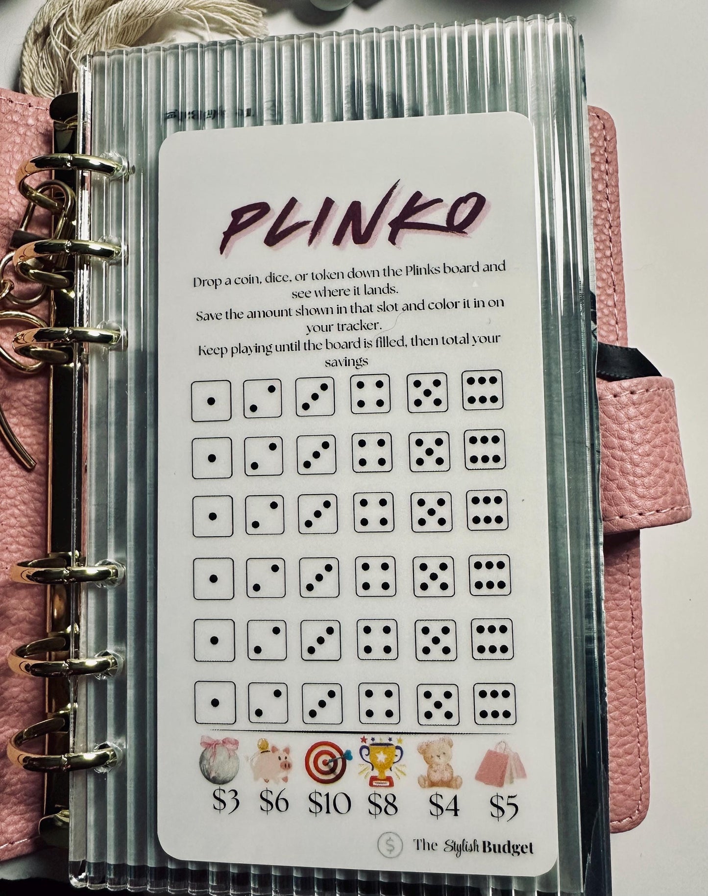 Plinko Savings Challenge – Fun Cash Stuffing Game for Budget Binders | Money Saving Tracker