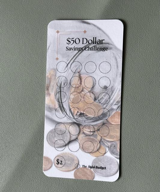 Starter Set Savings Challenge Trio - 50 Dollar 100 Dollar and No Spend Tracker Set - Budgeting Cards for Cash Stuffing
