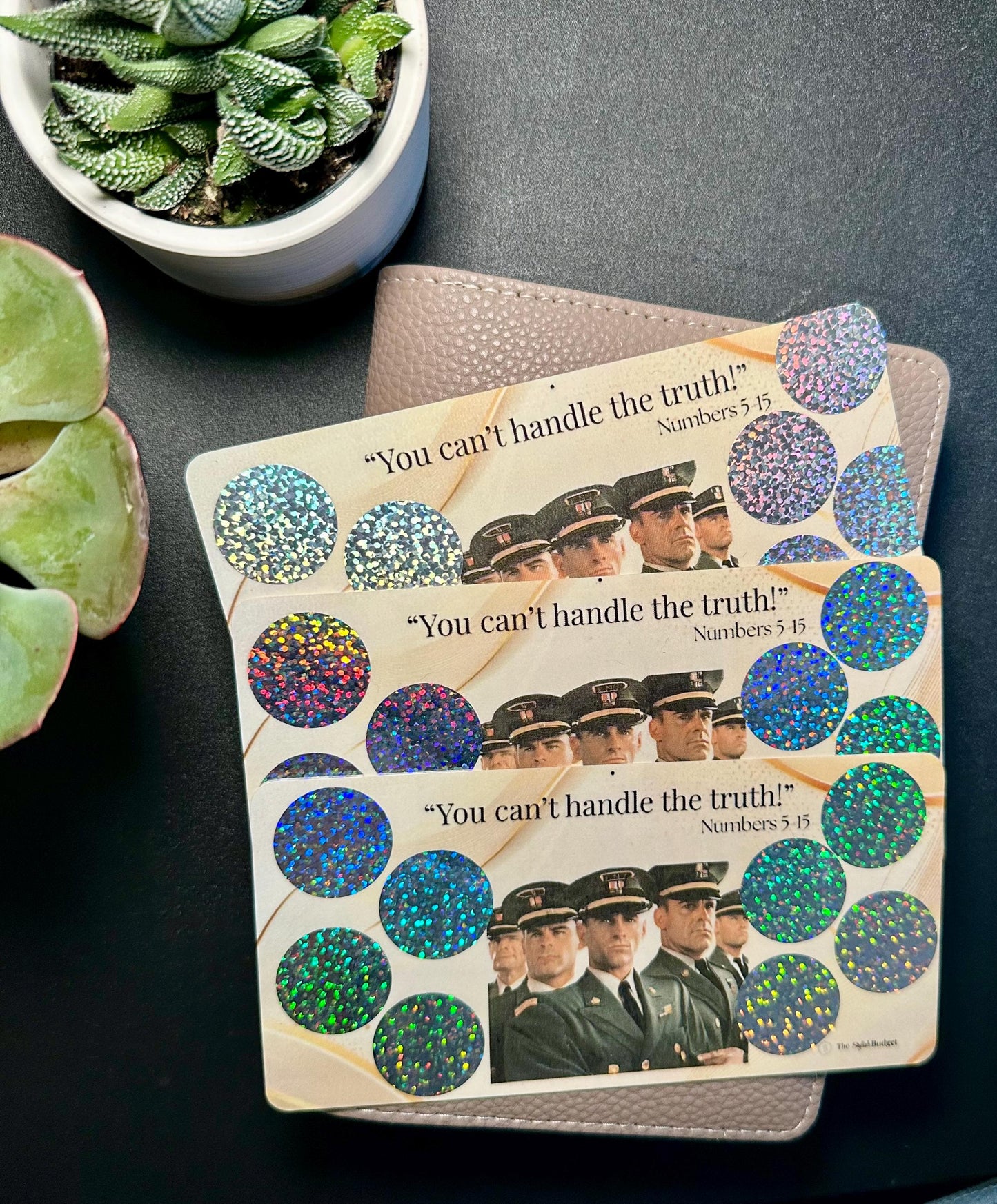 You Cant Handle the Truth |A6 Savings Challenge |Scratch Off Card| Physical Handmade| Budget Tracker |Numbers Five to Fifteen