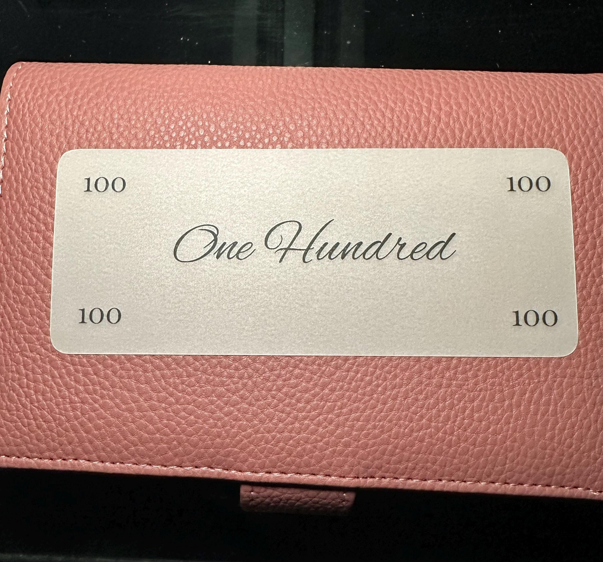 Minimalist Budget Binder Placeholders: Laminated Cash Stuffing Insert Set of 6