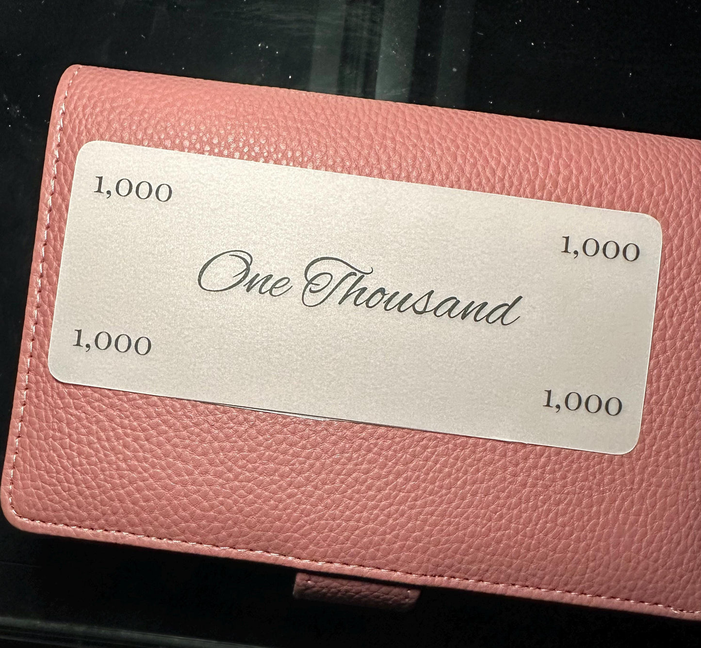 Minimalist Budget Binder Placeholders: Laminated Cash Stuffing Insert Set of 6