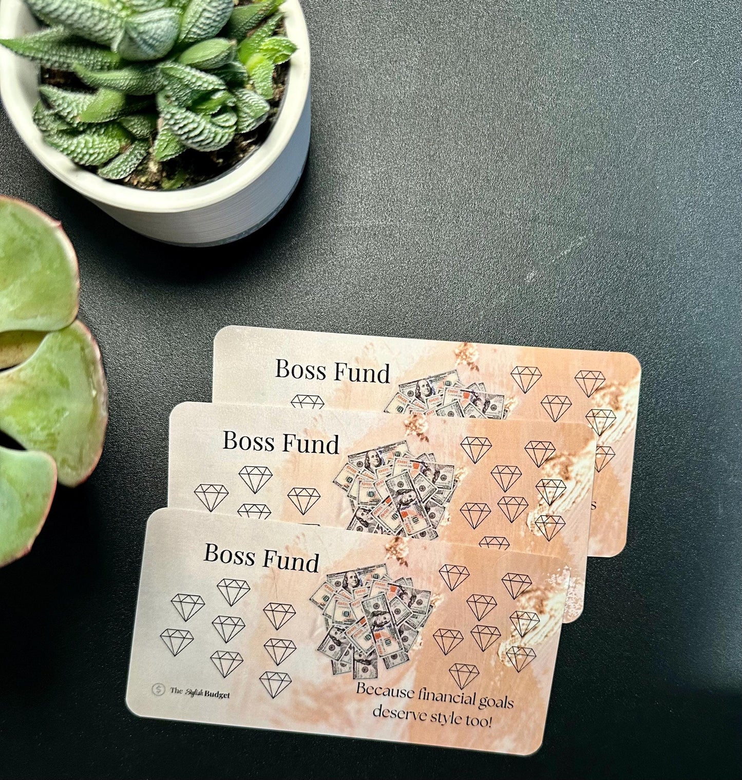 Boss Fund Roll & Save Challenge | A6 Budget Binder Insert | Handmade Physical Savings Tracker | Dice-Based Budget Game