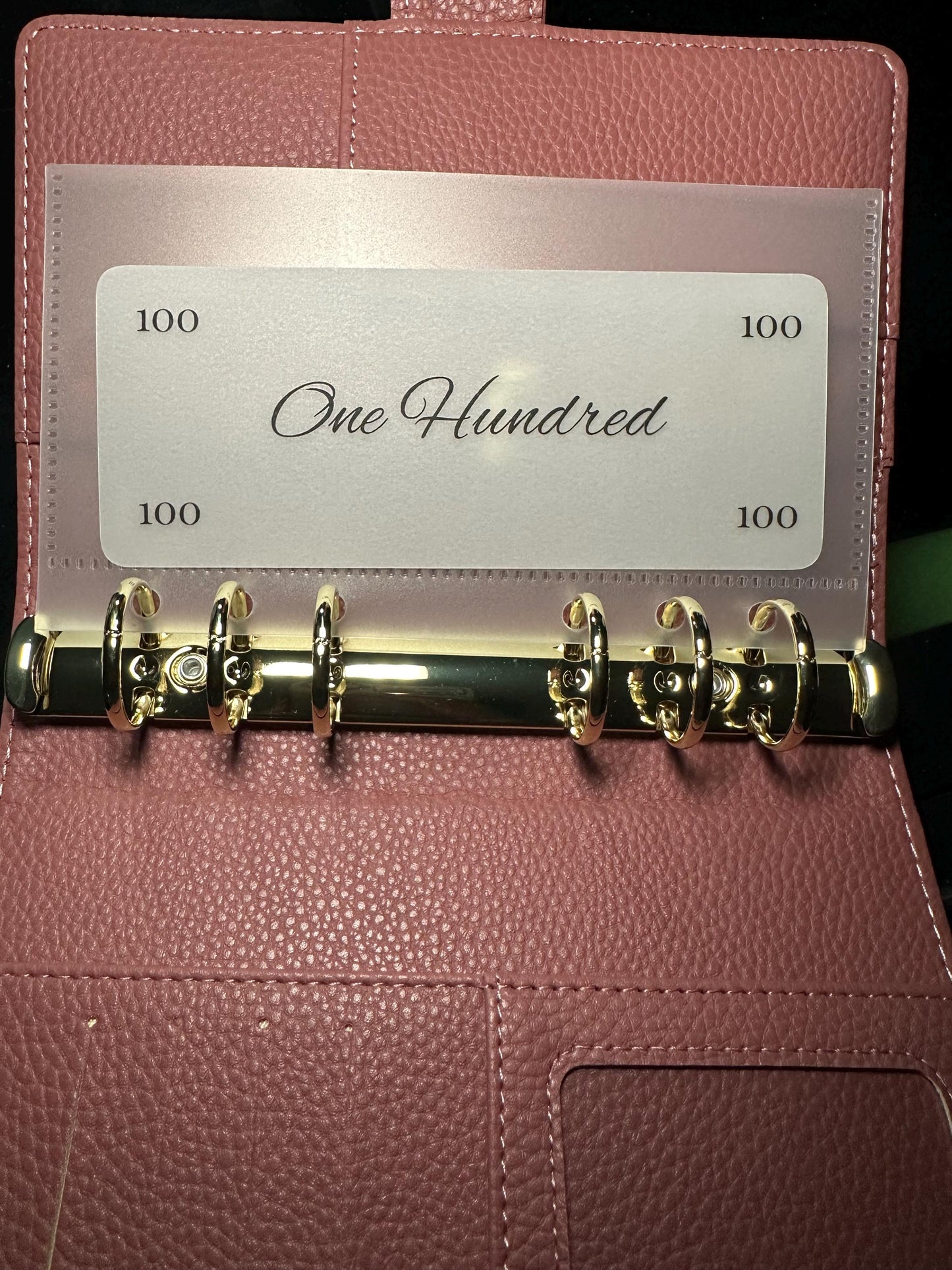 Minimalist Budget Binder Placeholders: Laminated Cash Stuffing Insert Set of 6