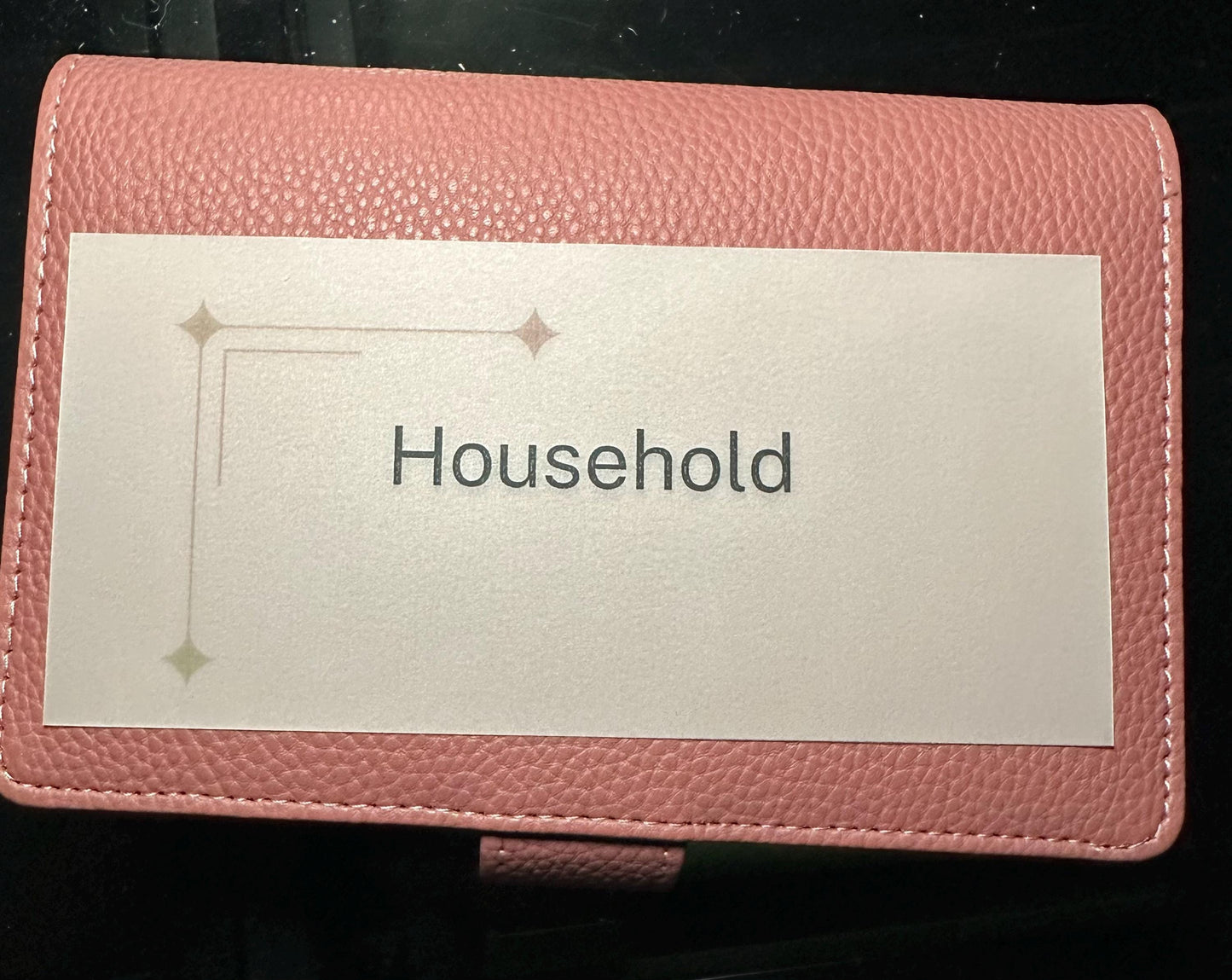 Custom A6 Budget Envelope Inserts | Personalized Cash Envelope Labels | Minimalist Laminated Dividers | Cash Stuffing Binder Organizer