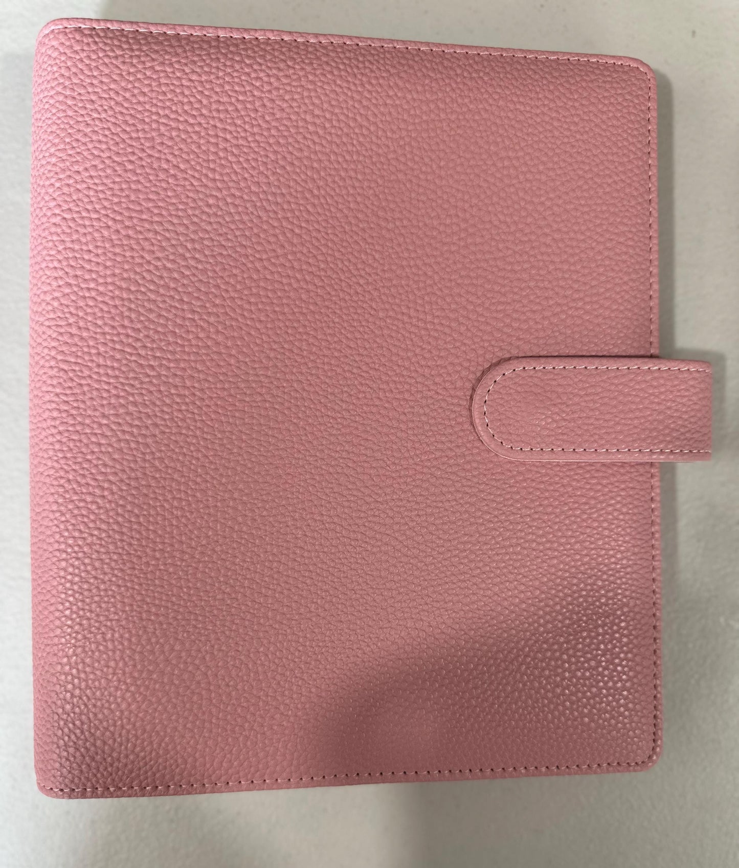 A5 Vegan Leather Cash Budget Binder: 35mm Ring Money Organizer