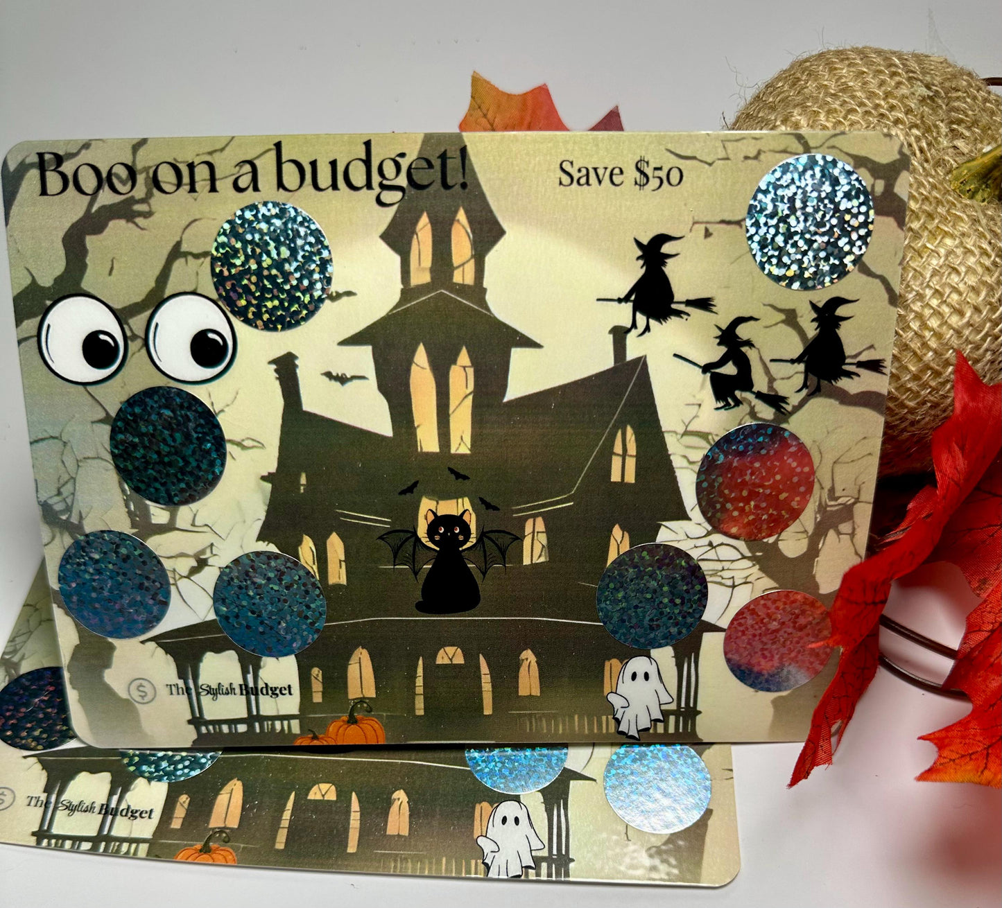 Boo on a Budget! Scratch-Off Savings Challenge – Save 50 | Halloween Budget Game | Cash Stuffing Tracker | The Stylish Budget
