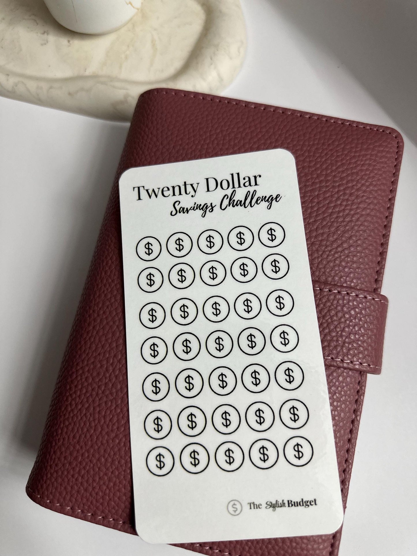 A6 Savings Challenge Tracker Set – 1, 5, 10, 20 Cash Stuffing Budget Binder Inserts – Money Saving Envelopes