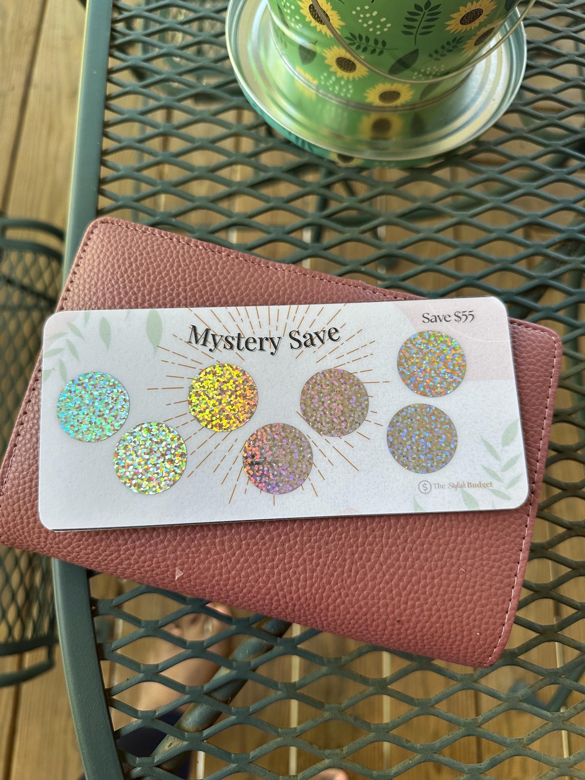 Mystery Save Scratch Off Challenge – 50 Dollar Mini Savings Tracker Card | A6 Budget Binder Insert | Fun Cash Stuffing Game for Envelopes