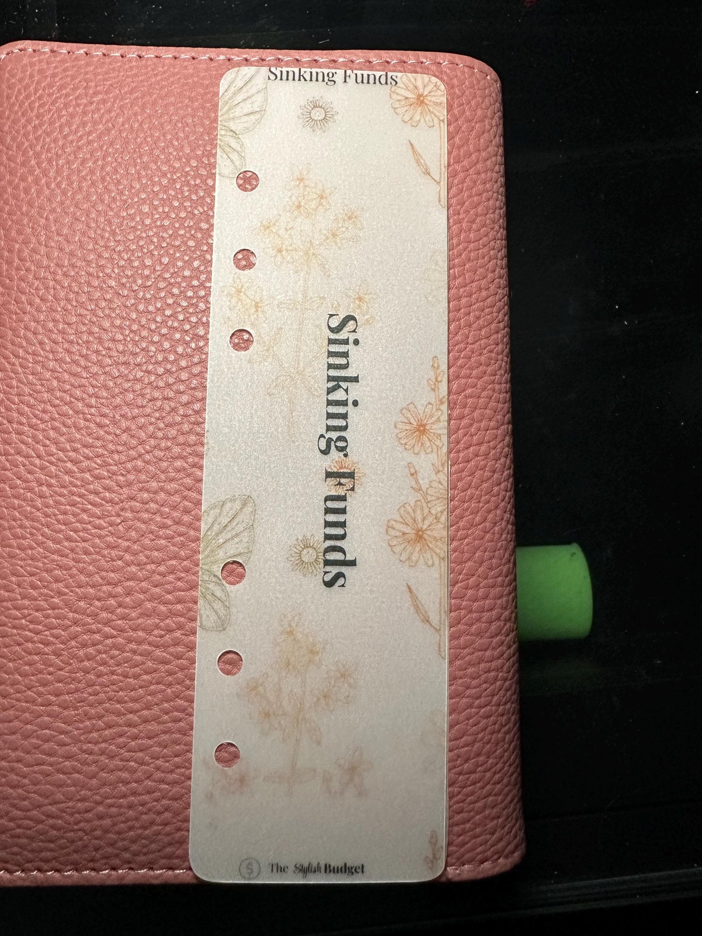 Custom A6 Sinking Funds Bookmarks – Personalized Budget Binder Dividers | Cash Stuffing Planner Inserts”