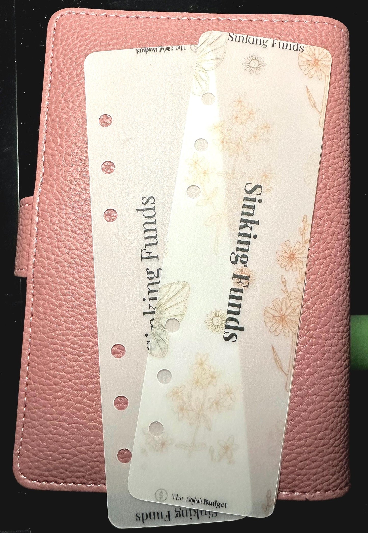 Custom A6 Sinking Funds Bookmarks – Personalized Budget Binder Dividers | Cash Stuffing Planner Inserts”