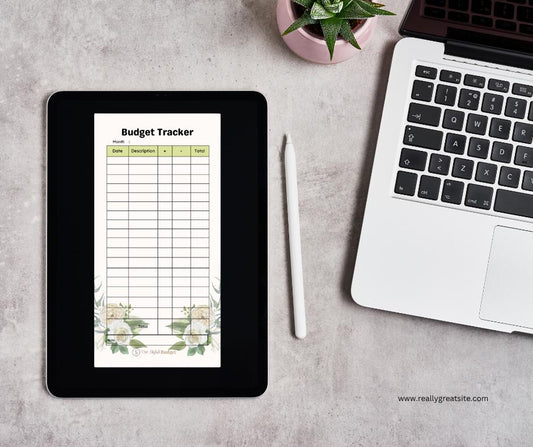 Printable Budget Tracker - 3x6 Mini Finance Log for Cash Envelopes - Pastel Budgeting Insert PDF