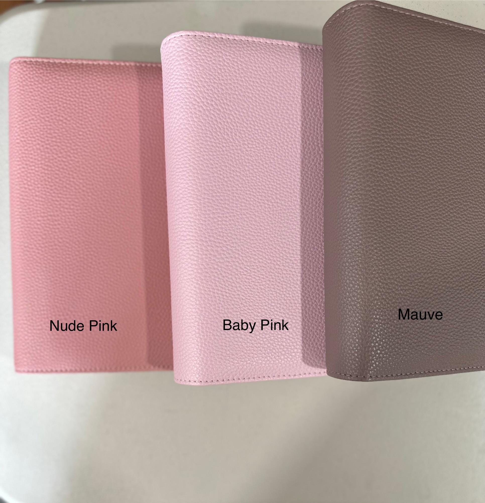 A5 Vegan Leather Cash Budget Binder: 35mm Ring Money Organizer