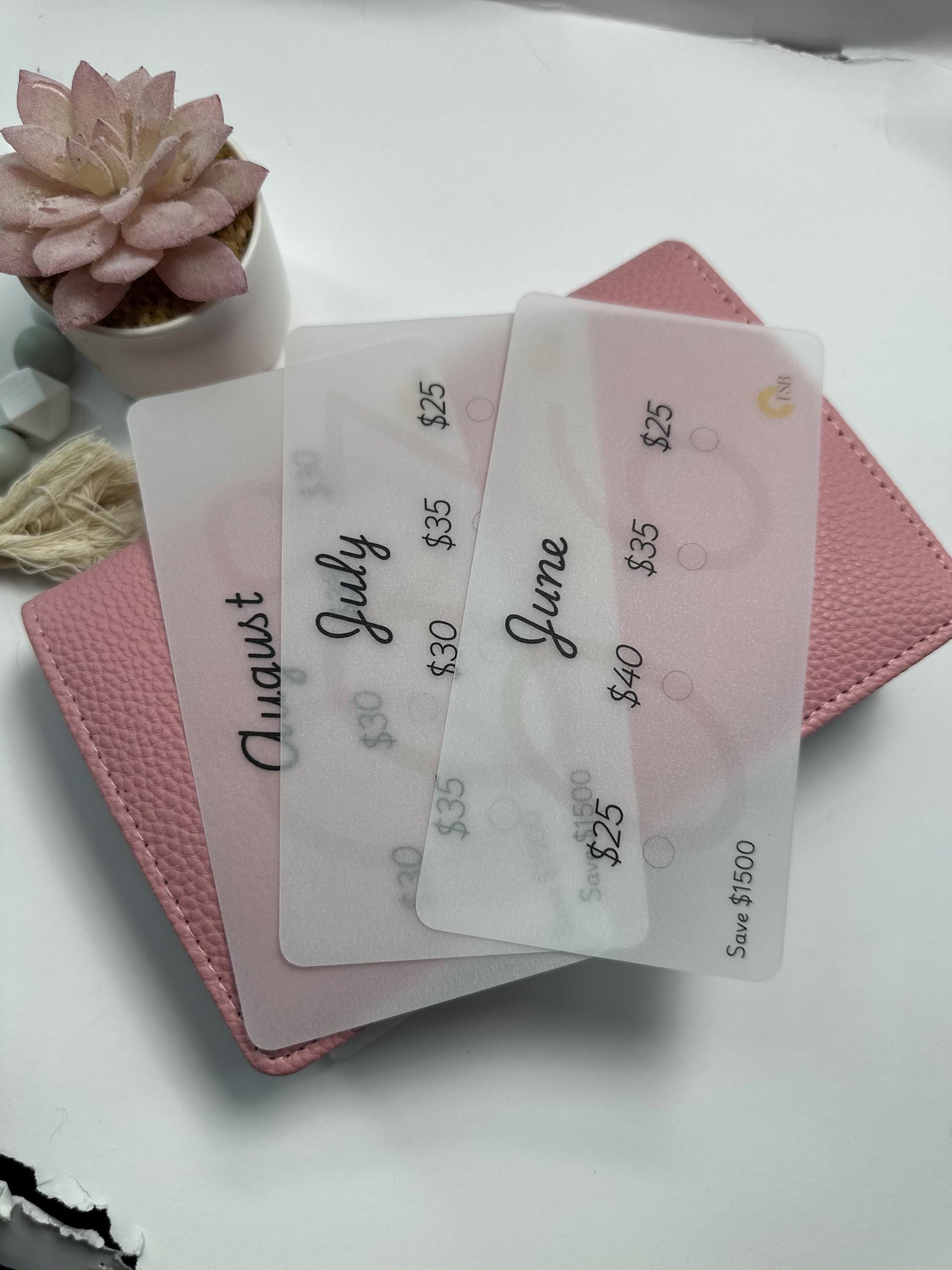 Monthly Savings Challenge Bundle – 12 Month Cash Stuffing Tracker | Save 1500 in a Year