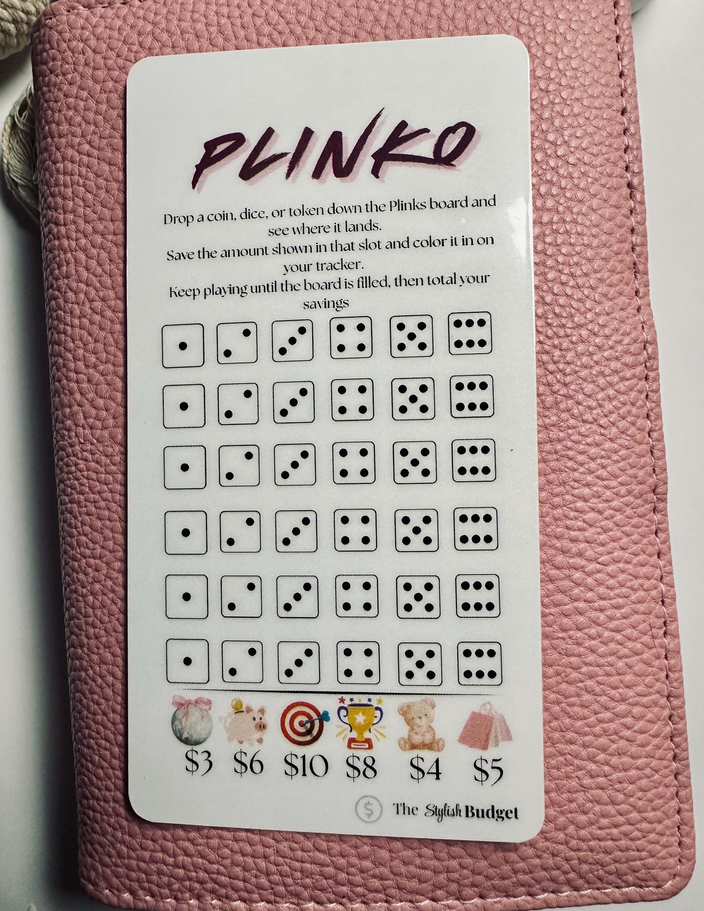 Plinko Savings Challenge – Fun Cash Stuffing Game for Budget Binders | Money Saving Tracker
