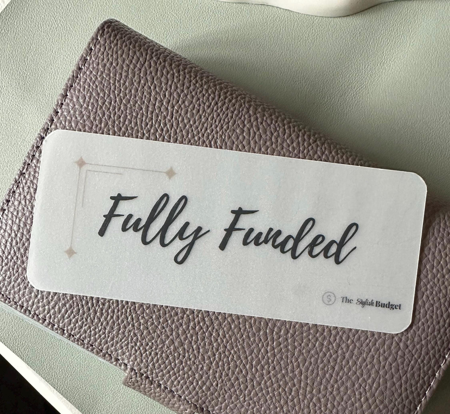 A6 Cash Envelope Savings Placeholders: Matte Vellum Budget Insert Set of 6