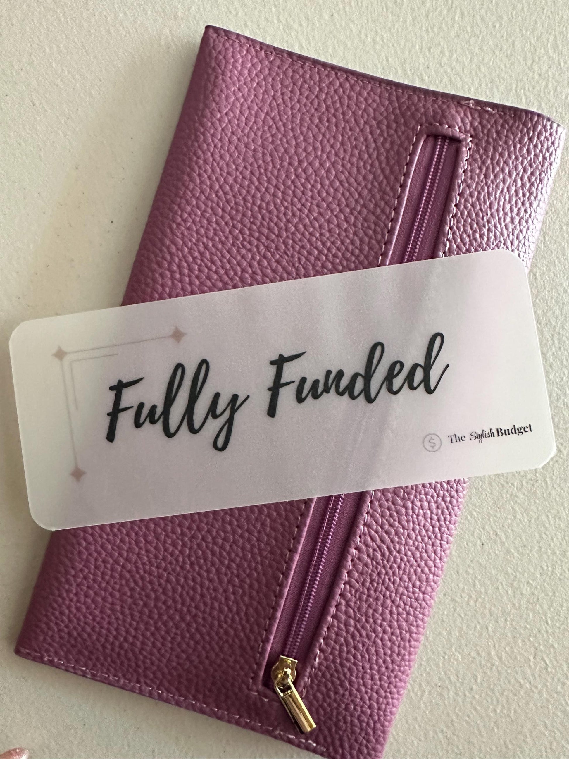 A6 Cash Envelope Savings Placeholders: Matte Vellum Budget Insert Set of 6