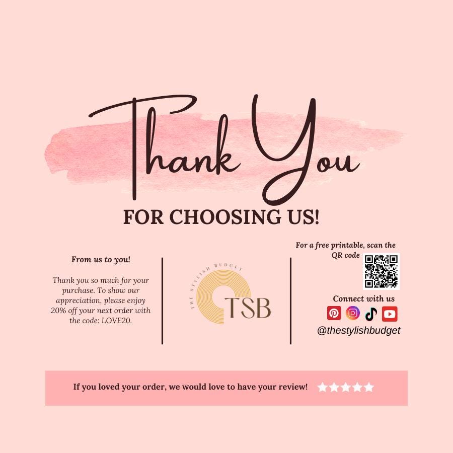 Black Flower Dashboard Glossy Cardstock| A6 Budget Binder Insert |