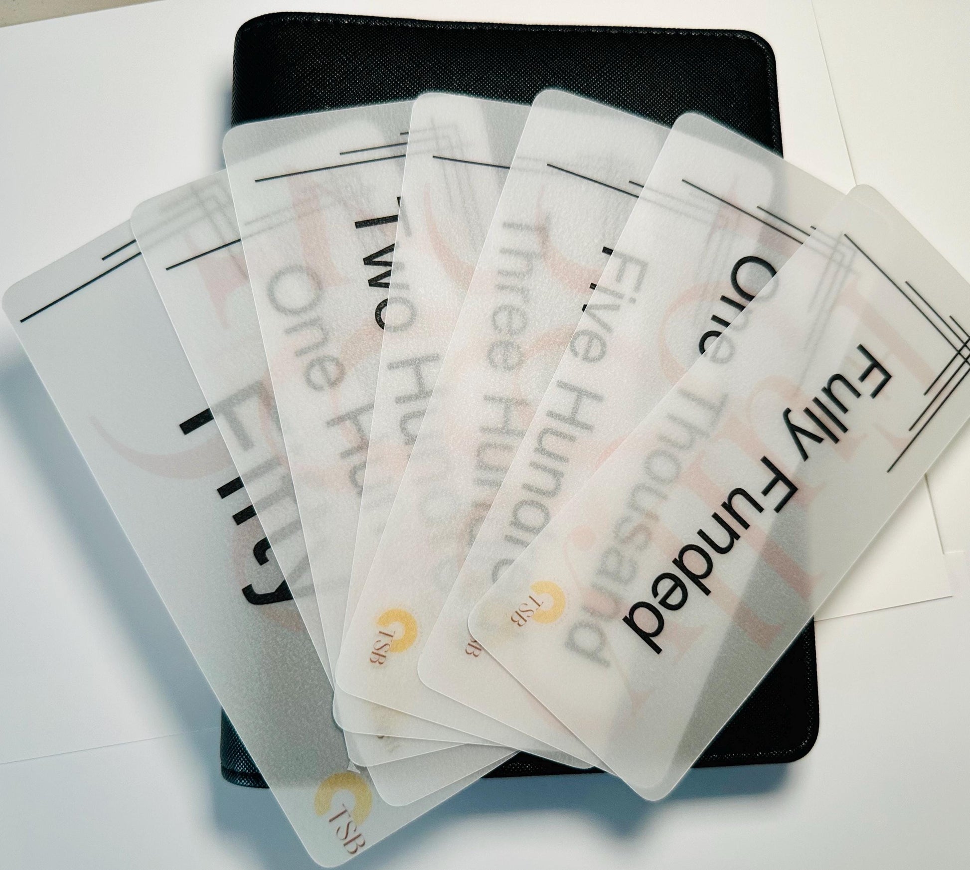 Cash Envelope Budgeting Bundle: Faux Leather Bank Bag & Savings Challenge