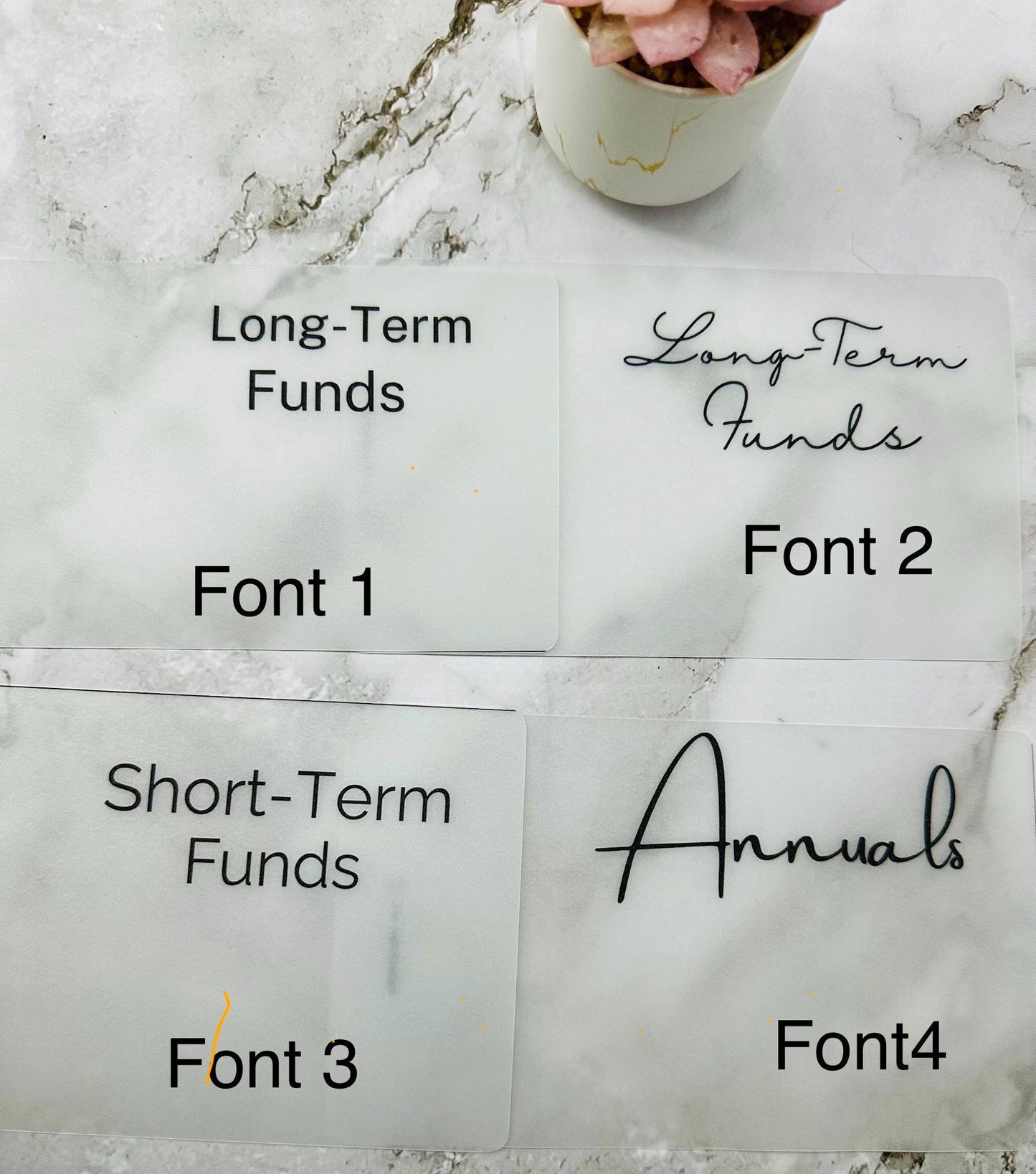 Custom Personalized A6 Budget Binder Dashboard – Minimalist Cash Envelope Insert | Several Colors Available