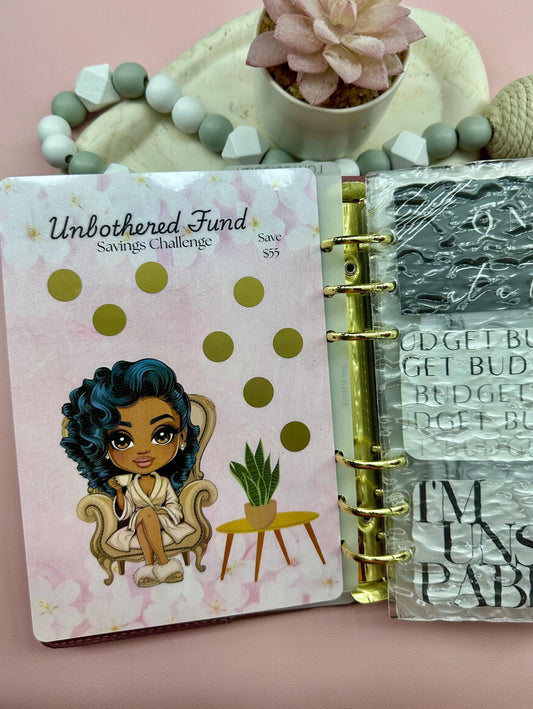 Self Care Savings Challenge: A5 Scratch Off Card, Relaxation Fund