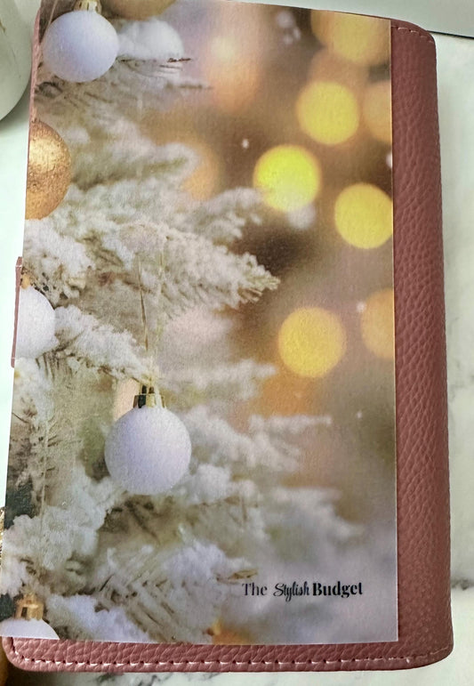 Christmas Glossy or Matte A6 Dashboard – Winter Budget Binder Cover Insert