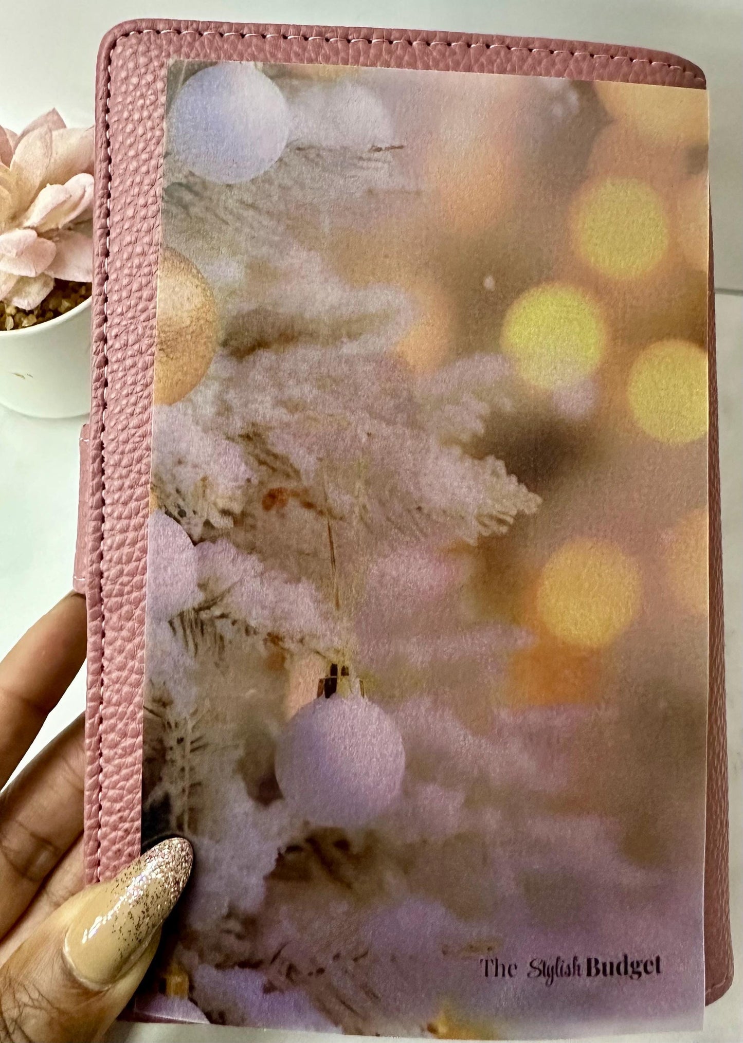 Christmas Glossy or Matte A6 Dashboard – Winter Budget Binder Cover Insert