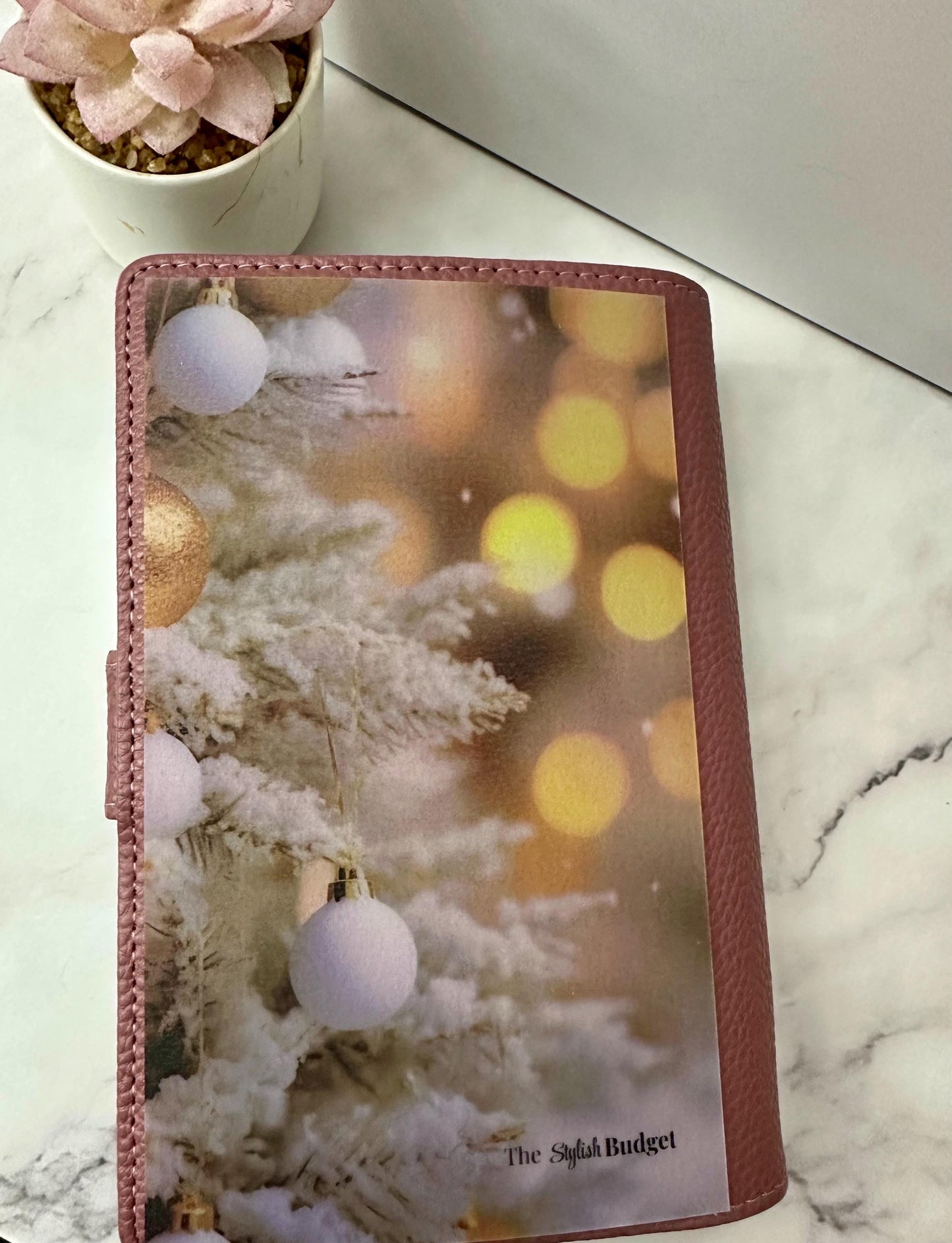 Christmas Glossy or Matte A6 Dashboard – Winter Budget Binder Cover Insert