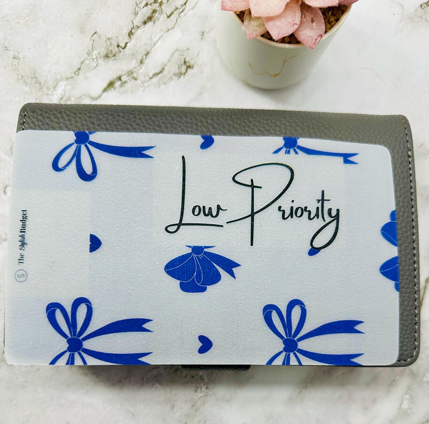 Custom Personalized A6 Budget Binder Dashboard – Minimalist Cash Envelope Insert | Several Colors Available