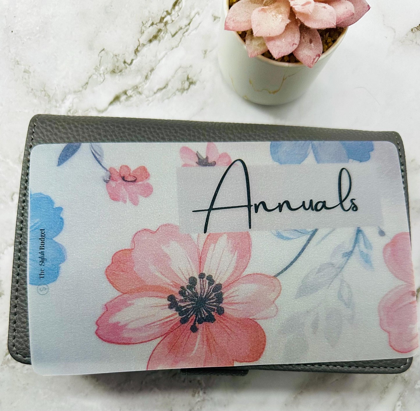 Custom Personalized A6 Budget Binder Dashboard – Minimalist Cash Envelope Insert | Several Colors Available