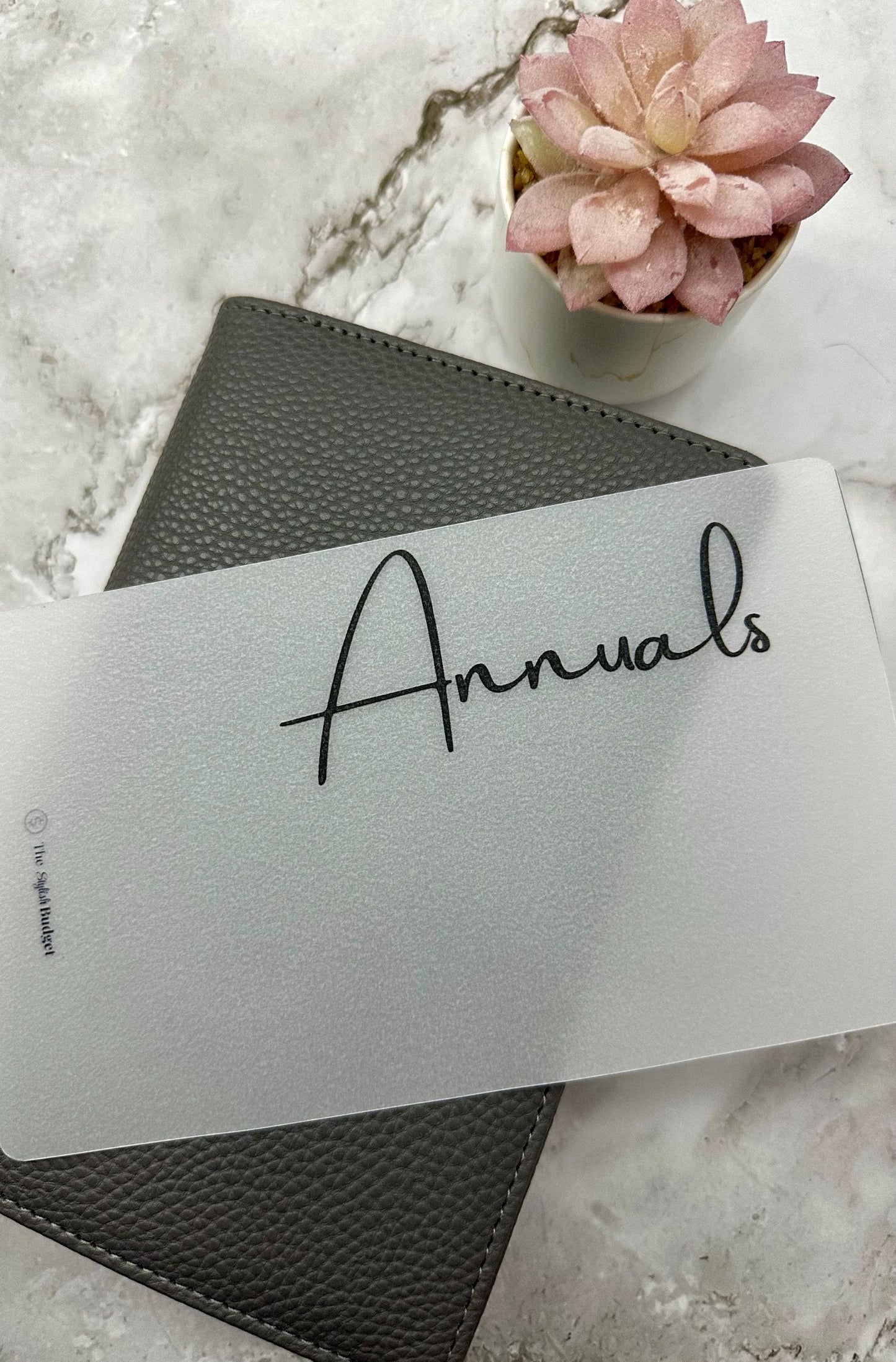 Custom Personalized A6 Budget Binder Dashboard – Minimalist Cash Envelope Insert | Several Colors Available