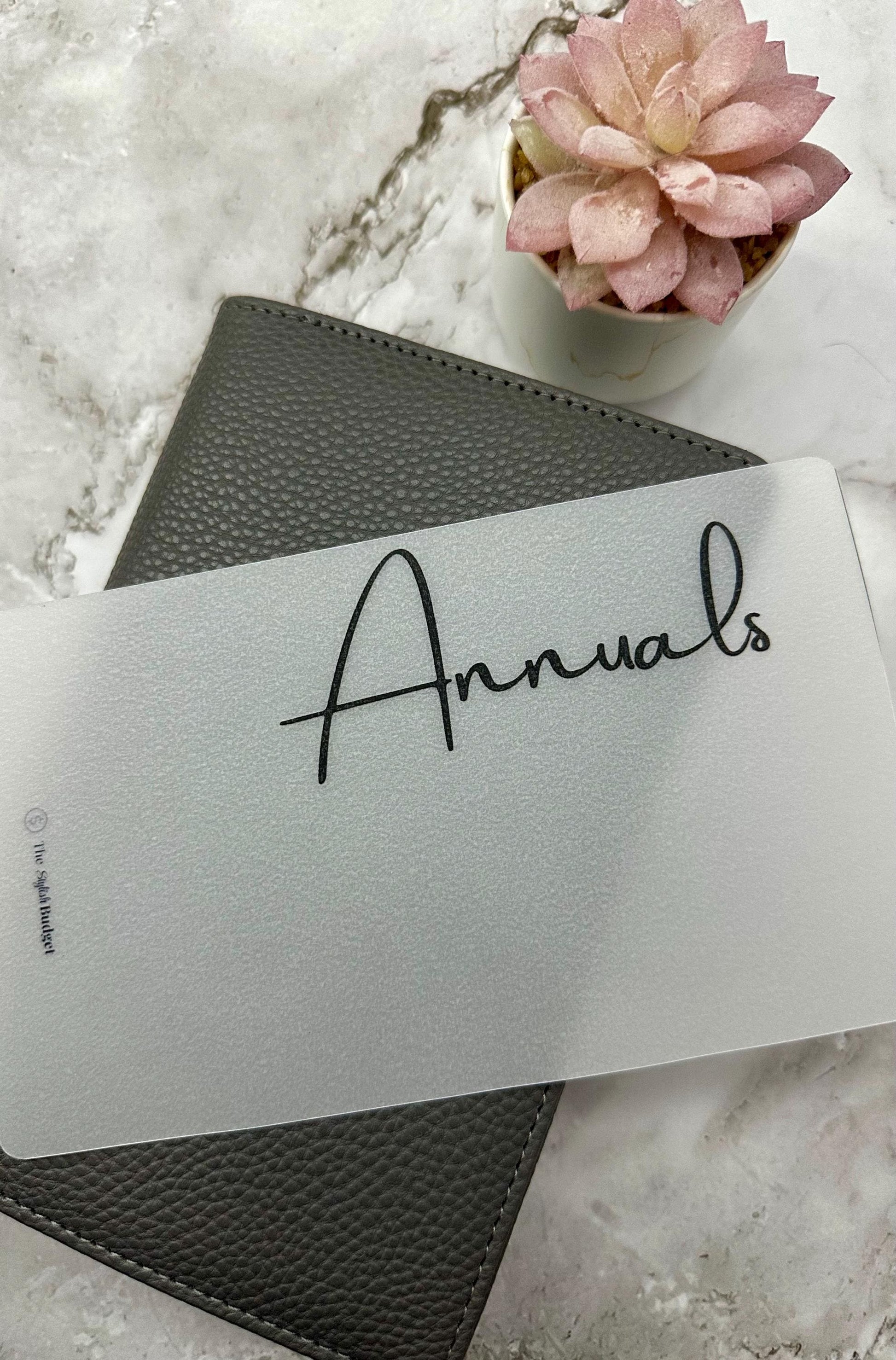 Custom Personalized A6 Budget Binder Dashboard – Minimalist Cash Envelope Insert | Several Colors Available